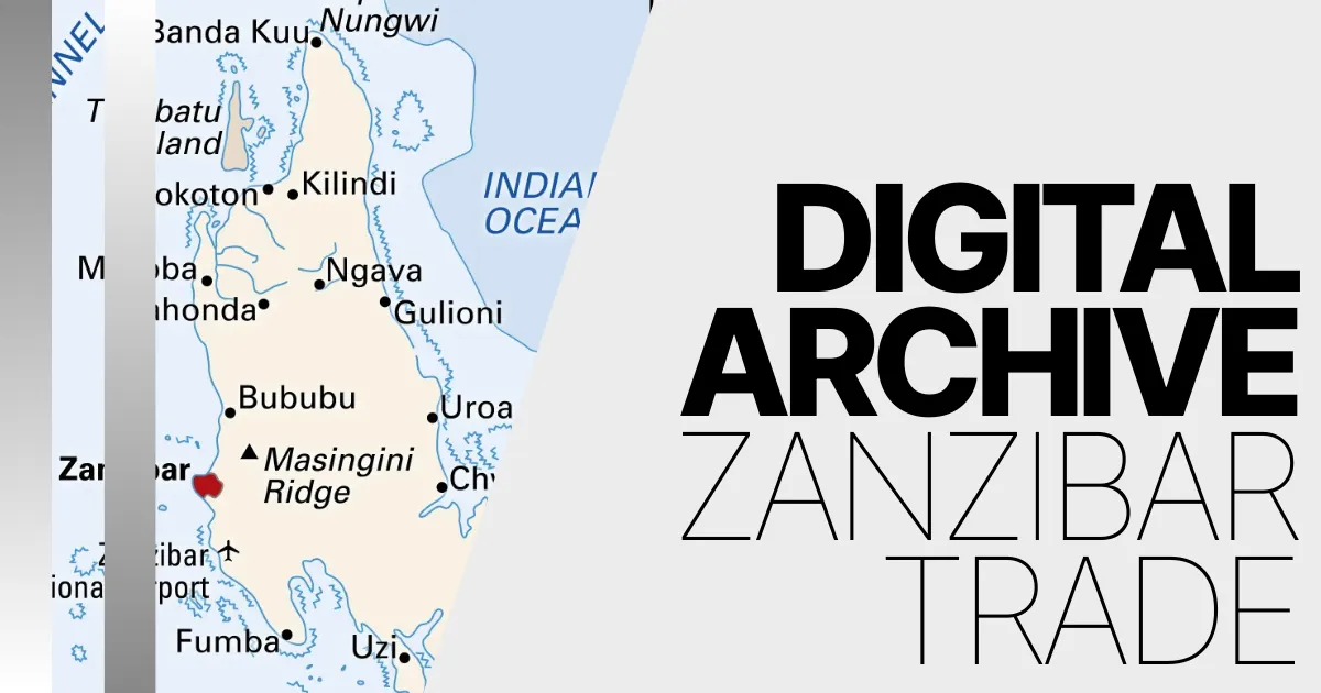 Digital Archive | Mapping Zanzibar 1909